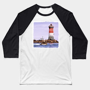 Phare des Pierres Noires Baseball T-Shirt